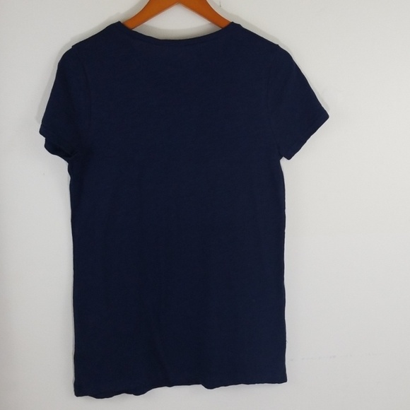Merona women Tee shirt navy bleu - Picture 2 of 4